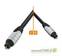 HICON Ambience 3M Toslink Optique Câble Numérique 3,00m HQ Pof HIA-TLTL-0300