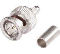 Hicon BNC0.6/2.8HD Connecteur BNC mâle, droit 75 Ω 1 pc(s)