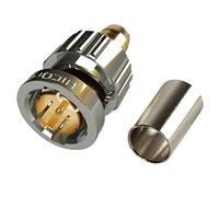 Hicon BNC0.8/3.7-6G Connecteur BNC mâle, droit 75 ? 1 pc(s)