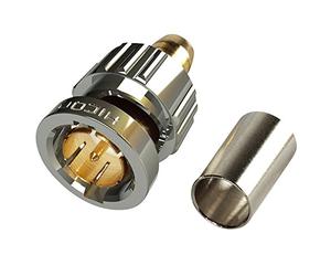 Hicon BNC0.8/3.7-6G Connecteur BNC mâle, droit 75 ? 1 pc(s)