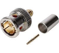 Hicon BNC0.8/3.7HD Connecteur BNC mâle, droit 75 Ω 1 pc(s)