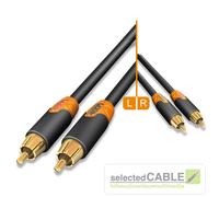 HICON Câble Audio RCA Chinch Érgonomique Stéréo 3M Blindé | HIE-C2C2-0300