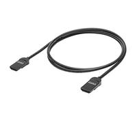 Hicon Câble HDMI Ultra Fin 75 cm 18 Gbit/s 4K 60 fps UHD 3D HDR 10 Premium HighSpeed avec Ethernet 0,75 m Flexible Compact léger HI-HDSL-0075