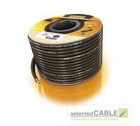 Hicon HIE-215-3000 Câble haut-parleur Ergonomic 2 x 1.5 mm² noir 30 m
