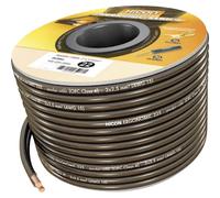 Hicon HIE-225-3000 Câble haut-parleur Ergonomic 2 x 2.5 mm² noir 30 m