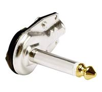 Hicon Jack 6.35 mm mâle, coudé HI-J63MA05 Nombre de pôles (num): 2 noir 1 pc(s)