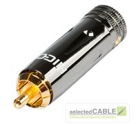 HICON Prise Rca Blanc High End Max Ø de Câble 9mm Press-Spangen HI-CM09-NTL