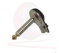 HiCon Stéréo Pancake 0.6cm Jack Doré Plat Angled. HI-J63SA05. Interrupteur Prise