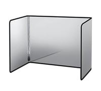 hicoosee Acier inoxydable Plaque Anti Projection Cuisine Pliable Protection D'écran Anti-éclaboussures, Cuisine Cuisson Plaque Baffle Facile à Nettoyer ustensiles de Cuisine, M