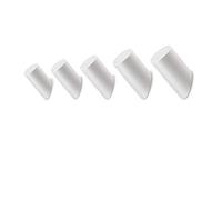 hicoosee Crochet en Bois, Crochet en Bois de Couleur Bûche pour Suspendre Les Manteaux, Chapeaux, Vestes, Sacs 3 * 8 CM 5PCS