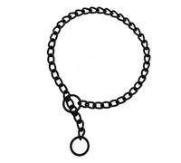 Hicost Collier à chaîne lourde en métal pour chien de petite, moyenne et grande taille - Réglable et résistant aux intempéries - Taille XXL - Noir
