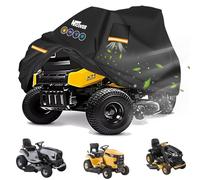 Hicover Housse pour tondeuse à gazon - Housse de tracteur 600D robuste, imperméable et coupe-vent avec aérations pour John Deere, EGO, Toro, Craftsman, Husqvarna, Honda et plus encore