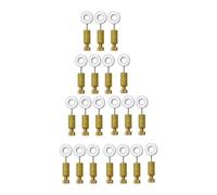 HiCOZZIE 20 Aiguilles de Verrouillage des Bords Du Cuir pour Maintenir la Couture, Épingler la Couture Du Cuir (0-6 mm et 6-12 Mm)
