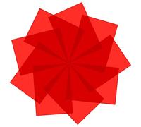 HiCOZZIE 9 pièces Filtre de lumière de Gel de Correction de Couleur Superpositions de Couleur Filtre de Gel d'éclairage de Film pour Film, vidéo, Photo, scène (Rouge)