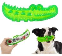 HiCWX Crocodile à mâcher et rapporter à alimentation lente, jouet puzzle pour chien à alimentation lente, gardez-les occupés avec le distributeur de friandises alligator pour chien de petite, moyenne