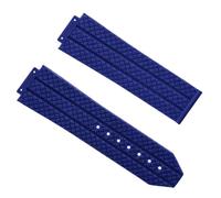 HiCycle2 24mm montre bracelet en caoutchouc remplacement pour Hublot H Big Bang 44-45mm (bleu)