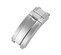 HiCycle2 Boucle de rechange Glide-Lock pour bracelet de montre Rolex Submariner Deepsea Gmt Daytona - Réglable - En acier inoxydable - 16 mm, polish, Acier inoxydable, Amazonite