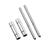 HiCycle2 Bracelet de montre - Tube de rechange pour bracelet de montre Omega Double Eagle - 27 mm, 11x0.9mm, Acier, Pas de gemme