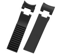HiCycle2 Bracelet de rechange en caoutchouc de silicone pour montre Ulysse Nardin Marine 22 mm, noir, 22mm, Classique