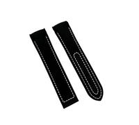 HiCycle2 Bracelet de rechange en nylon et caoutchouc pour Omega Seamaster 300 Planet - Noir - 22 mm