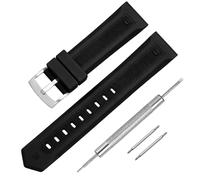 HiCycle2 Bracelet de rechange pour montre Tag Heuer Formula F1 Aquaracer 20/22 mm (noir, 22 mm)