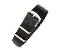 HiCycle2 Bracelet de rechange pour Omega Premium Ballistic Military Raf Stitched Bond Iw Watch Bracelet en nylon 22 mm Noir