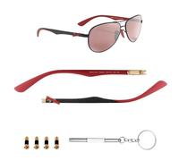 HiCycle2 Kit de réparation de branches de lunettes de soleil de rechange pour lunettes Ray Ban RB8313 Sungalsses en fibre de carbone 8313M