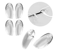 HiCycle2 Lot de 3 paires de plaquettes nasales de rechange pour lunettes de soleil sans monture 14,5 x 8 mm