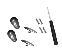 HiCycle2 Plaquettes de nez à visser en titane pur pour lunettes de soleil Oakley et Tom Ford avec vis et tournevis 12 x 7 mm