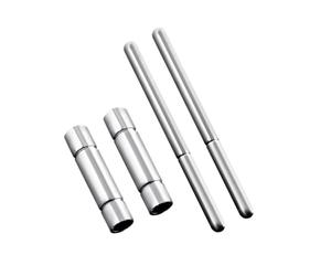 HiCycle2 Tube de rechange pour bracelet de montre Omega Double Eagle 24 mm, 11x0.9mm, Acier, Pas de gemme