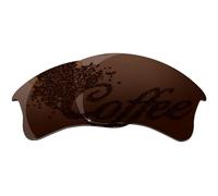 HiCycle2 Verres de rechange polarisés miroir pour lunettes de soleil Oakley Flak Jacket XLJ 63mm OO9009 (marron)