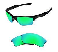 HiCycle2 Verres de rechange polarisés pour lunettes de soleil Oakley Half Jacket 2.0 XL OO9154 - Plusieurs options, vert, Oakley Half jacket 2.0 XL