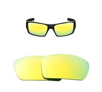 HiCycle2 Verres polarisés de rechange pour lunettes de soleil Oakley Gascan - Plusieurs options - Avec chiffon, doré, Oakley Gascan width millimeters