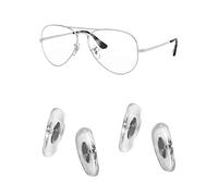 HiCycle2Lot de 2 paires de plaquettes de nez de rechange pour lunettes de soleil Aviator RB3025 RB3539 RB3026 RB3447 RB4263 RB3548 RB3716 RB3816 RB3548N, claire