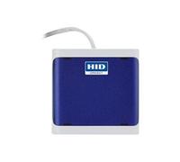 HID OMNIKEY 5022 - Lecteur de cartes à puce - USB 2.0 - gris clair, bleu foncé