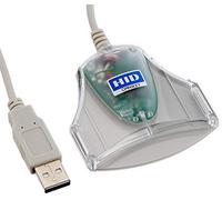 HID Omnikey Lecteur de Carte d'identité eID Smart Card USB ID 1021 3021 (gris)