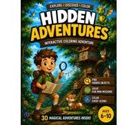 Hidden Adventures: A Fun Hidden Objects Activity Book for Kids Ages 4-8