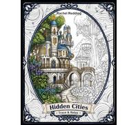 Hidden Cities Trace & Relax: Whimsical Tracing Book for Adults and Teens. Fun Tracing Book For Drawing and Coloring to Help Relieve Stress & Anxiety
