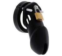HIDDEN DESIRE - EXTREME CAGE DE CHASTETÉ SILICONE TAILLE L NOIR