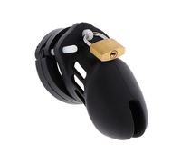 HIDDEN DESIRE - EXTREME CAGE DE CHASTETÉ SILICONE TAILLE S NOIR