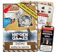 Hidden Games - Crime sous la neige - Jeu d'enquête réaliste, salle d'évasion de table, jeu coopératif pour adultes