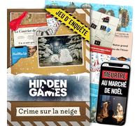 Hidden Games - Dossier Criminel - Jeu de Crime, Jeu de détective, Escape Game, Affaires criminelles, Jeux pour Adultes, Jeux cachés, enquete criminelle a resoudre - Crime sur la Neige