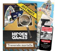 Hidden Games Dossier Criminel - Traversée mortelle - Français - Jeu de Crime, Jeu de détective, Escape Game, Affaires criminelles, enquête immersive, Jeux pour Adultes