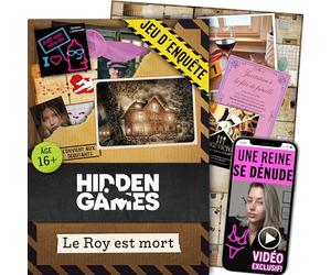 Hidden Games - dossiers criminels - enquete criminelle a resoudre, Jeu de détective, Escape Game, Affaires criminelles, enquête immersive, enquete sous scellé, Dossier Criminel - Le Roy est Mort