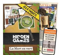 Hidden Games Dossiers Criminels - Jeu de Crime, Jeu de détective, Escape Game, Affaires criminelles, enquête immersive, Jeux pour Adultes, Dossier Criminel - La Mort en Vert