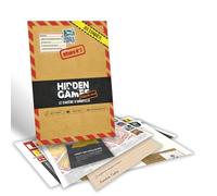 Hidden Games Scène du Crime - Le diadème d'Amaryllis - Française - Jeu de scène de Crime réaliste et passionnant, Escape Room coopératif en français