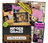 Hidden Games Dossiers Criminels - Le Roy est Mort - Français - Jeu de scène criminel réaliste et passionnant, Salle Escape Room coopérative