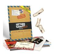 Hidden Games dossiers criminels - sur Le Fil - Française - Jeu de scène de Crime réaliste et passionnant, Escape Room coopératif
