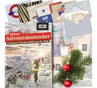 Hidden Games,Le Voyage du Professeur Charlie Autour du Monde,Un Jeu de Puzzle en 24 épisodes,pour 1-6 Personnes à partir de 14 Ans,Calendrier de l'Avent 24 Puzzles individuels,(Édition Allemande)