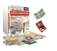 Hidden Games,Le Voyage du Professeur Charlie Autour du Monde,Un Jeu de Puzzle en 24 épisodes,pour 1-6 Personnes à partir de 14 Ans,Calendrier de l'Avent 24 Puzzles individuels,(Édition Allemande)